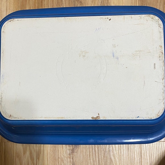 Fiestaware Blue Rectangular baker - Picture 4 of 5